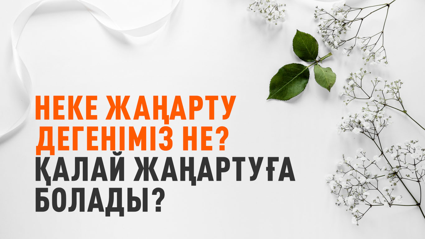 Неке жаңарту дегеніміз не? Қалай жаңартуға болады?